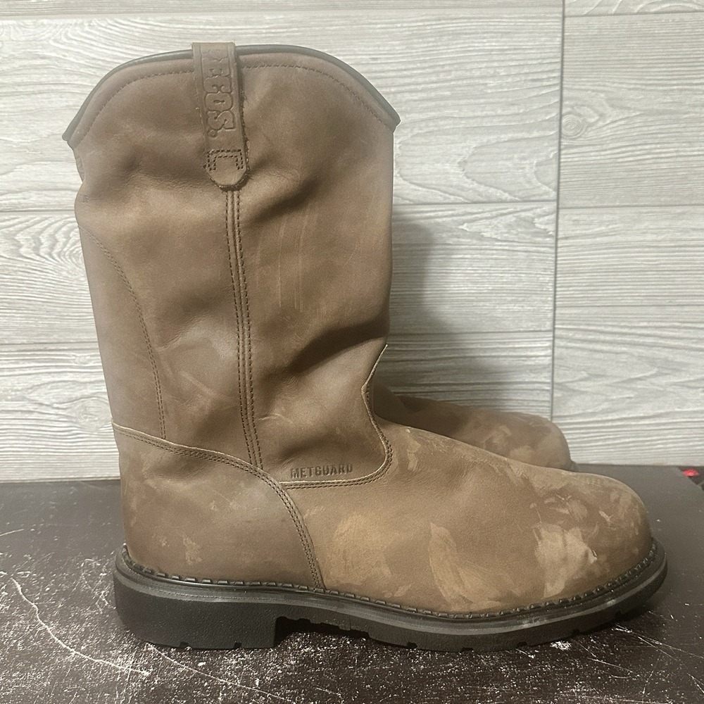 Red Wing 4436 Pecos Men's Leather Work Waterproof Safety Toe Size 15 D Seconds 1